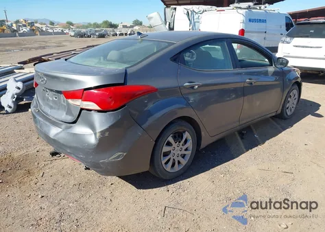 2013 Hyundai Elantra Gls from USA, damaged, VIN 5NPDH4AE9DH220791